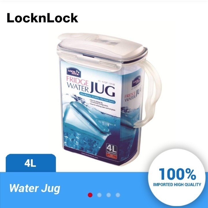 Jual Lock & Lock Fridge Door Jugs 4L HPL738, 100% Original | Shopee ...