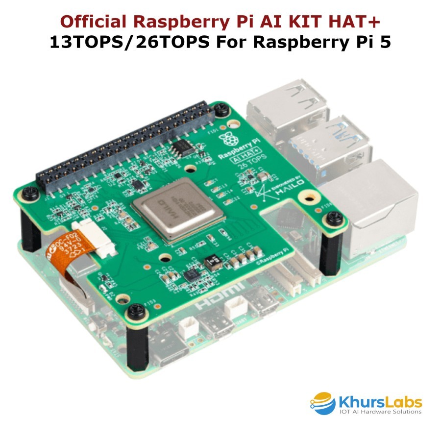Jual Official Raspberry Pi AI KIT HAT+ 13 TOPS 26 TOPS For Raspberry Pi ...