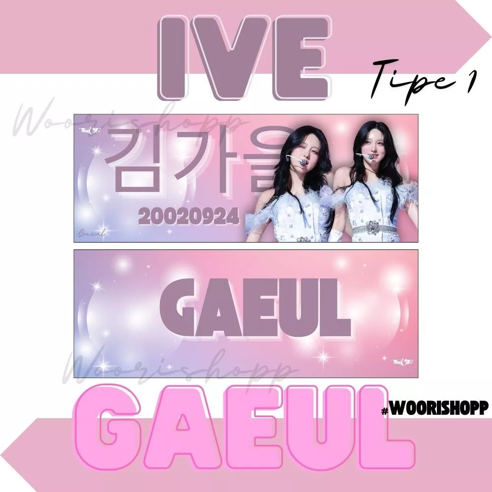 HAND BANNER IVE MEMBER 2SISI