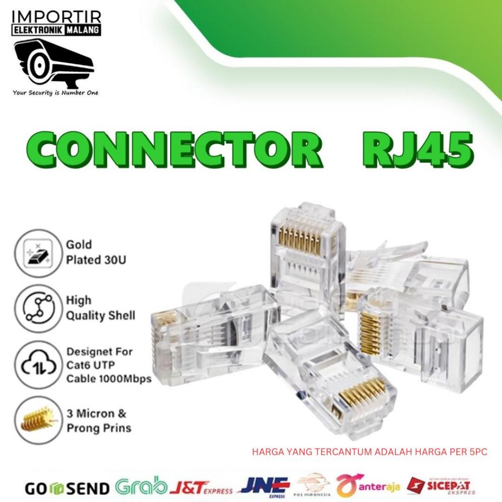 Jual Konektor Rj45 isi 5pc original conector rj45 polosoriginal ...