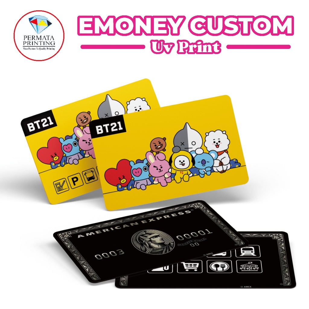 Jual eMoney / Flazz / Brizzi Custom Print UV | Shopee Indonesia