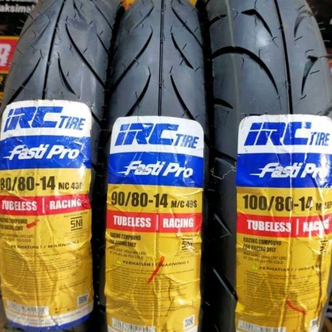 Jual Ban Motor IRC Fasti Pro 80/80-14 90/80-14 100/80-14 Soft Compound ...