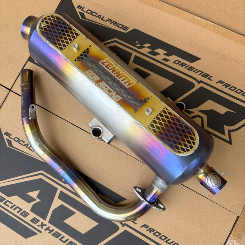 Jual KNALPOT STD RACING ADR SUNBLUE UNTUK MATIC AEROX N MAX VARIO125NEW ...