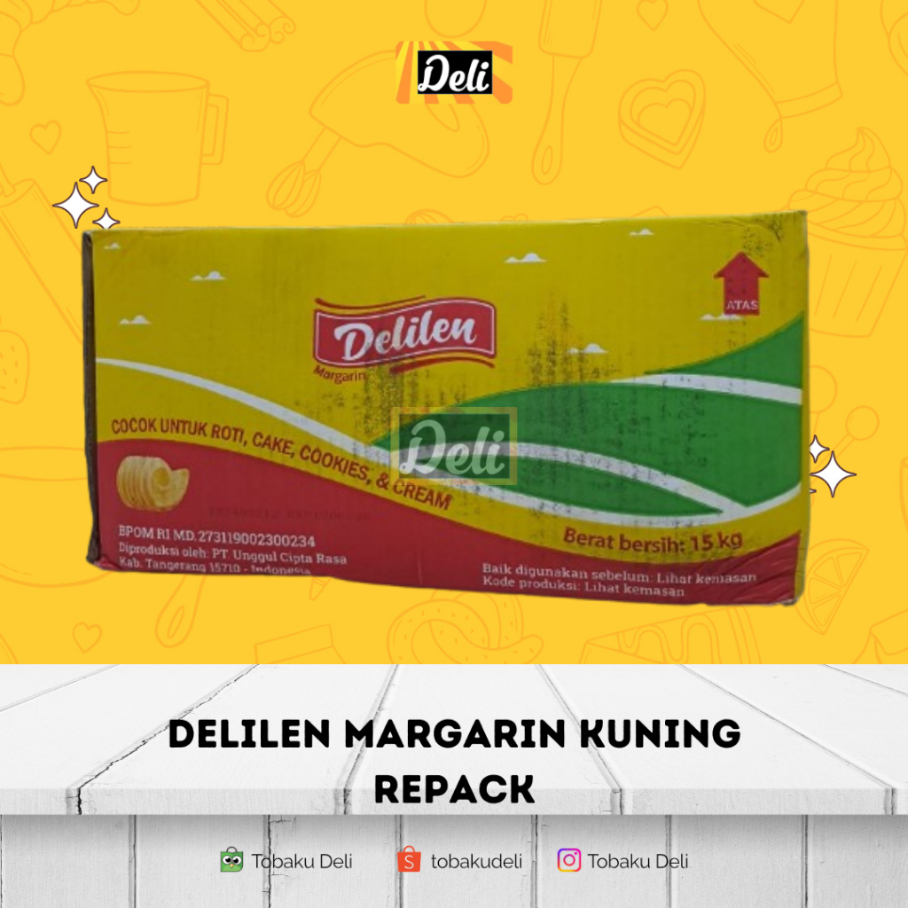 Jual Margarin Kuning Delilen Repack 500gr | Shopee Indonesia