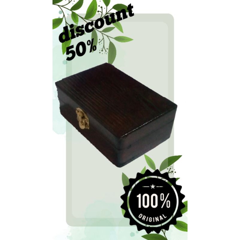 Jual slepen/tempat roko/kotak kayu/jati belanda | Shopee Indonesia