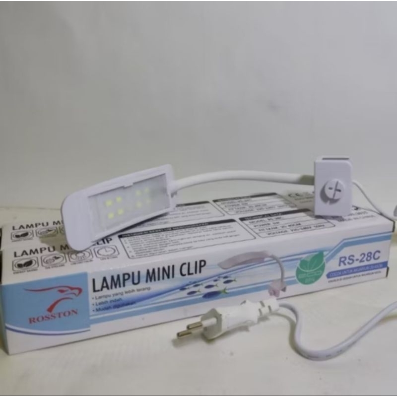 Jual LAMPU LED JEPIT MINI / MINI CLIP LAMP AQUARIUM / AQUASCAPE ROSSTON ...