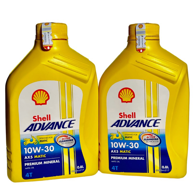 Jual Oli Shell Advance Scooter Matic AX5 10W-30 800ML Oli Mesin Motor ...