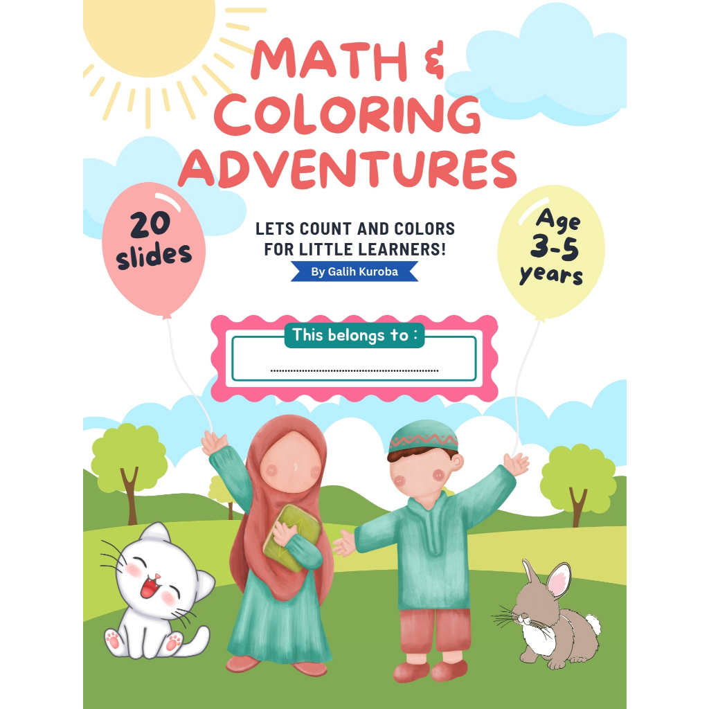 Jual Buku matematika dan mewarnai anak paud - 20 halaman - math ...