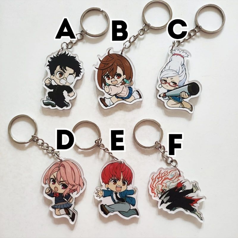 Jual Keychain Anime Dandadan 2 Okarun Momo Seiko Aira Jiji Turbo Granny ...