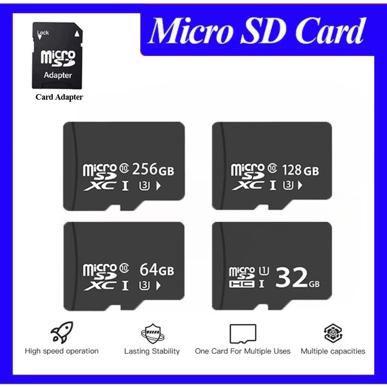 Jual Memory Cards SD Card 8GB/16GB/32GB/64GB/128GB/256GB for Computer ...
