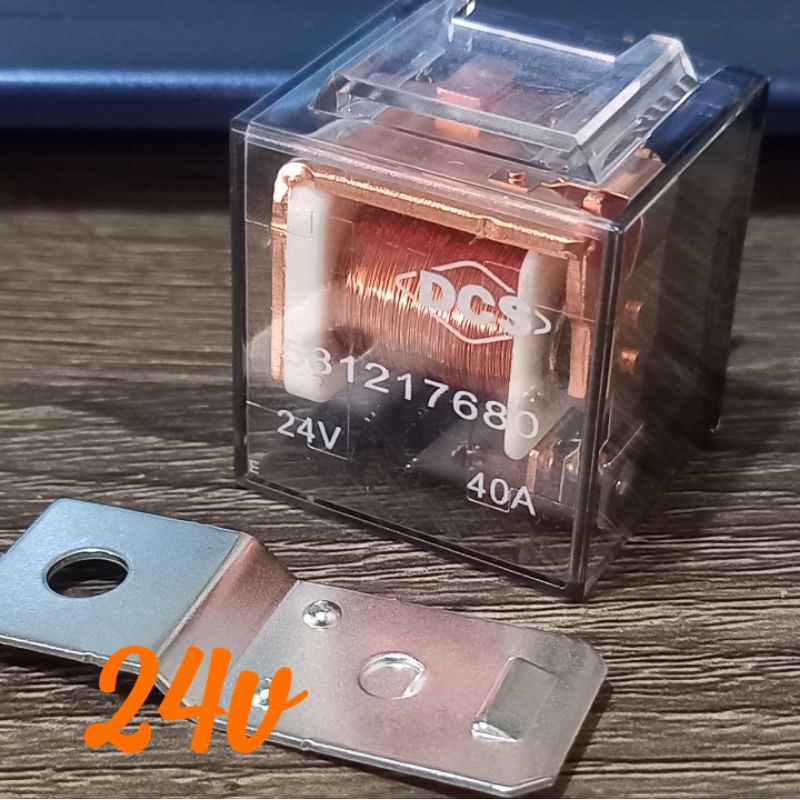 Jual Relay 24v kaki 4 transparan | Shopee Indonesia