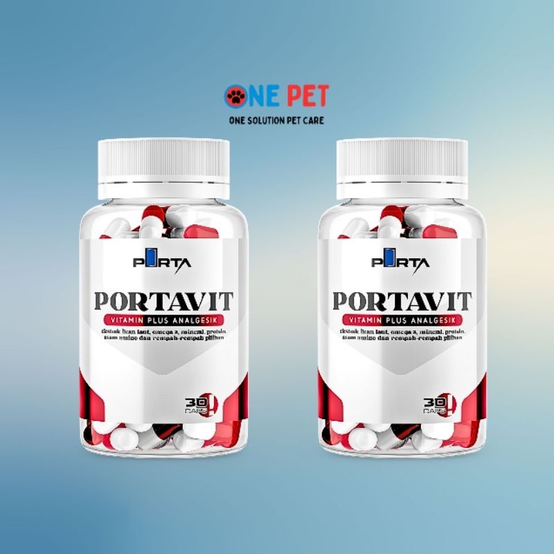 Jual PORTAVIT 30 CAPS - VITAMIN AYAM PLUS ANALGESIK DOSIS TINGGI UNTUK ...
