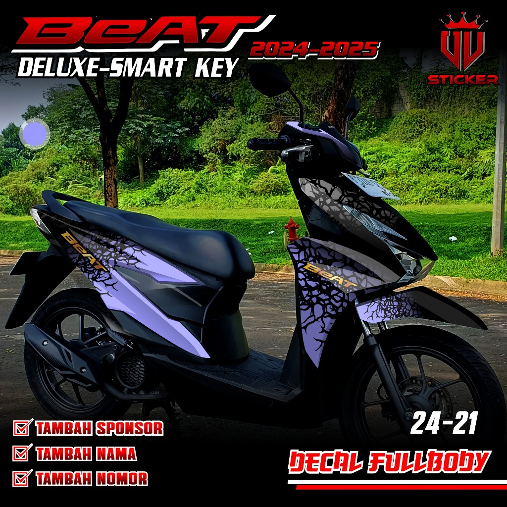 Jual Sticker Decal Full Body Honda Beat DELUXE SMART KEY REMOTE CBS ISS ...