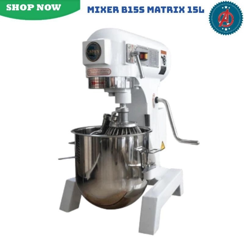 Jual Mixer Planetary Mixer 15L Matrix B15S / Alat Pengaduk Adonan Roti ...