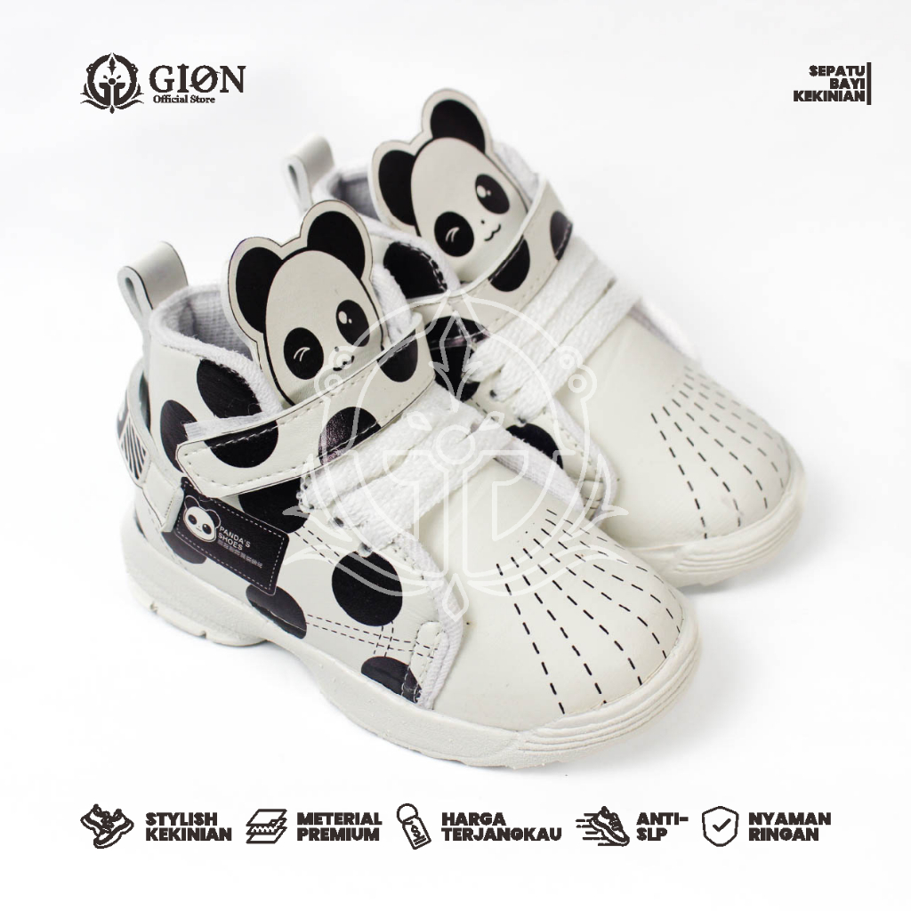 Jual Sepatu Boots Anak Motif Panda Usia 1-3 Tahun Laki-Laki Perempuan ...