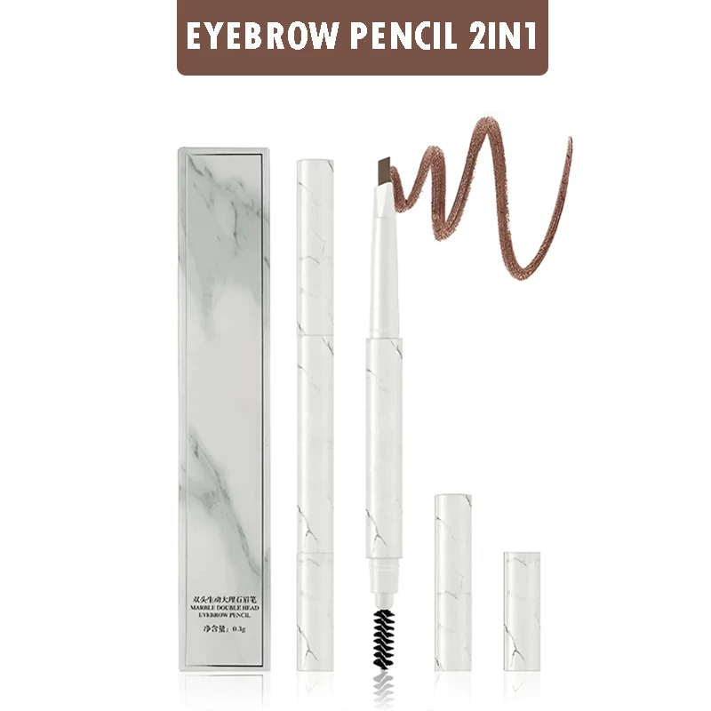 Eyebrow Pensil Alis 801 Tahan Air Tahan Lama Pensil Alis Lembut + Sikat Alis | AutoStock