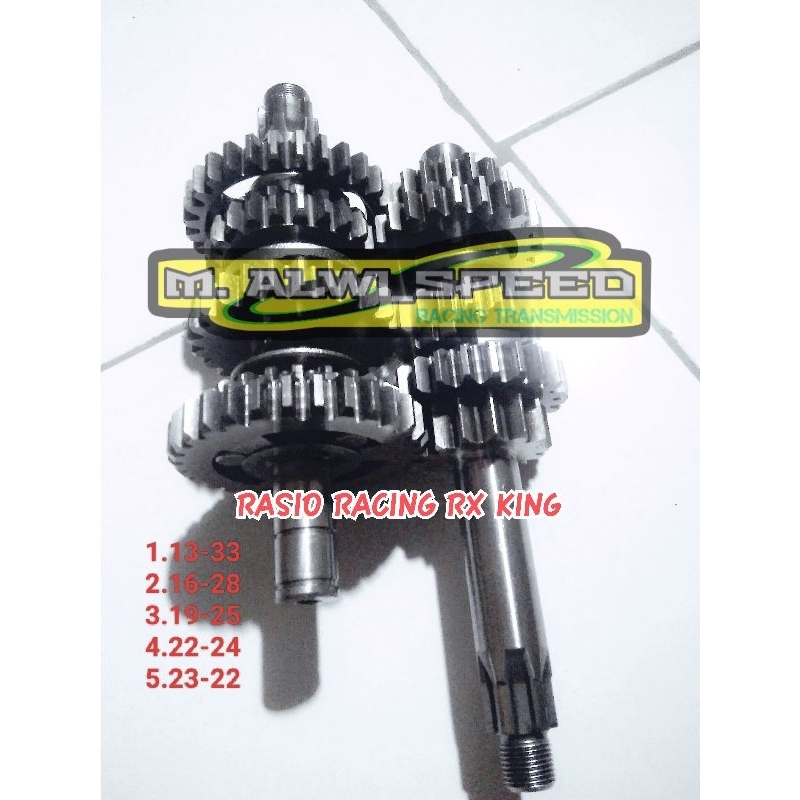 Jual Rasio racing RX king set custom ukuran 1.13-33 2.16-28 3.19-25 4. ...