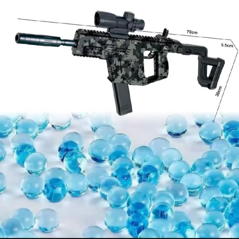 Jual Pistol mainan anak nerf busa gel hadiah cosplay p226 gas blowback ...