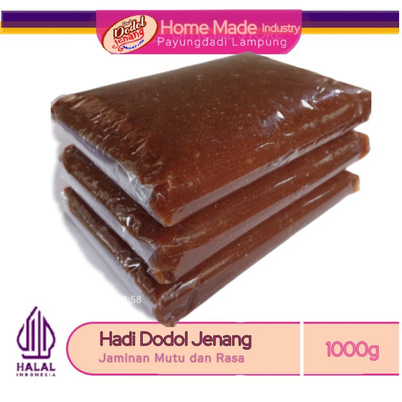 Jual DODOL JENANG Kemasan 1000guram, Jaminan Mutu dan Rasa | Shopee ...
