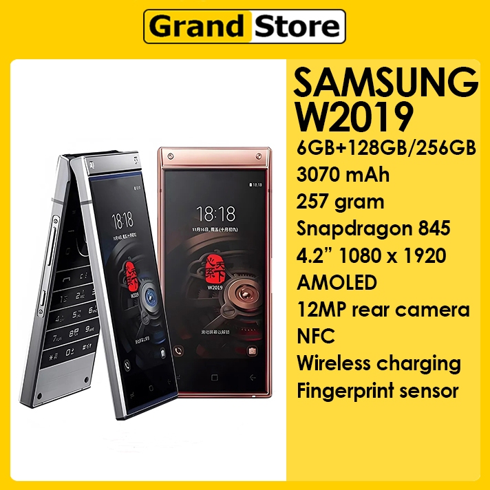 Jual SAMSUNG W2019 4G LTE 6GB/128GB* AMOLED Display 3070mAh NFC Dual
