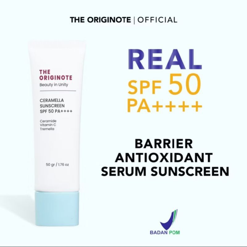 Jual THE ORIGINOTE BEAUTY IN UNITY CERAMELLA SUNSCREEN SPF 50 PA ...