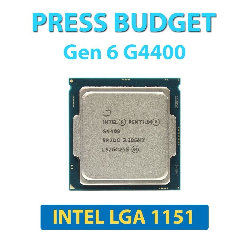 Jual Prosesor Intel Gen 6 DDR4 LGA 1151 G4400 | Shopee Indonesia