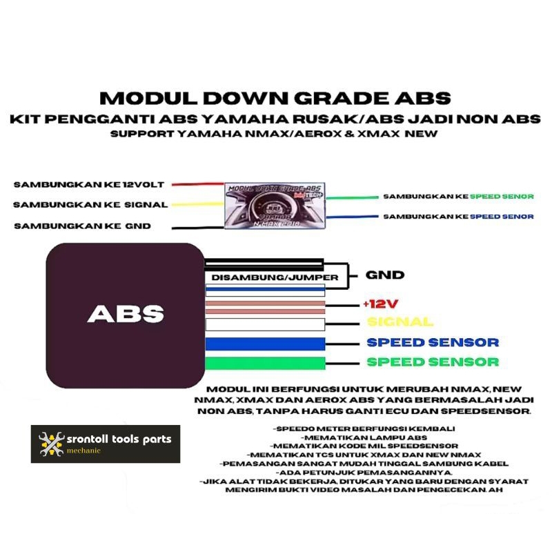 Jual Modul untuk downgrade ABS Nmax Xmax dan New Nmax jadi non ABS ...