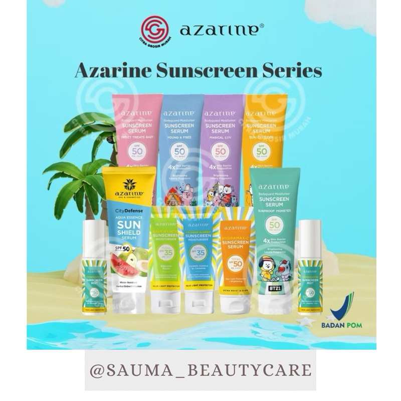Jual azarine sunscreen spf 50 azarine - azarine sunscreen mist ...
