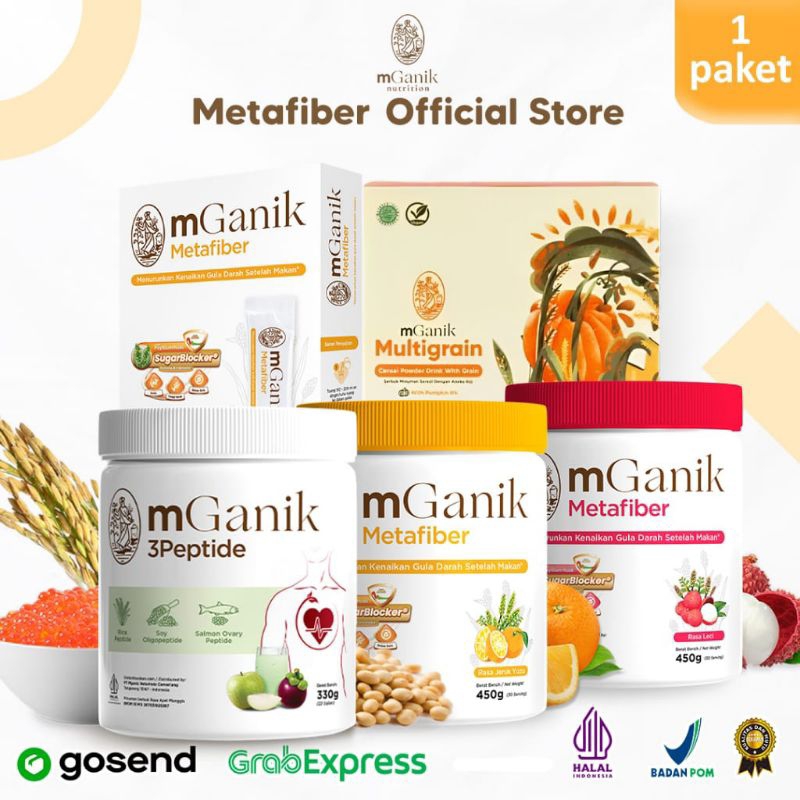Jual mGanik Metafiber Multigran dan 3Peptide Nutrisi Untuk Penderita ...