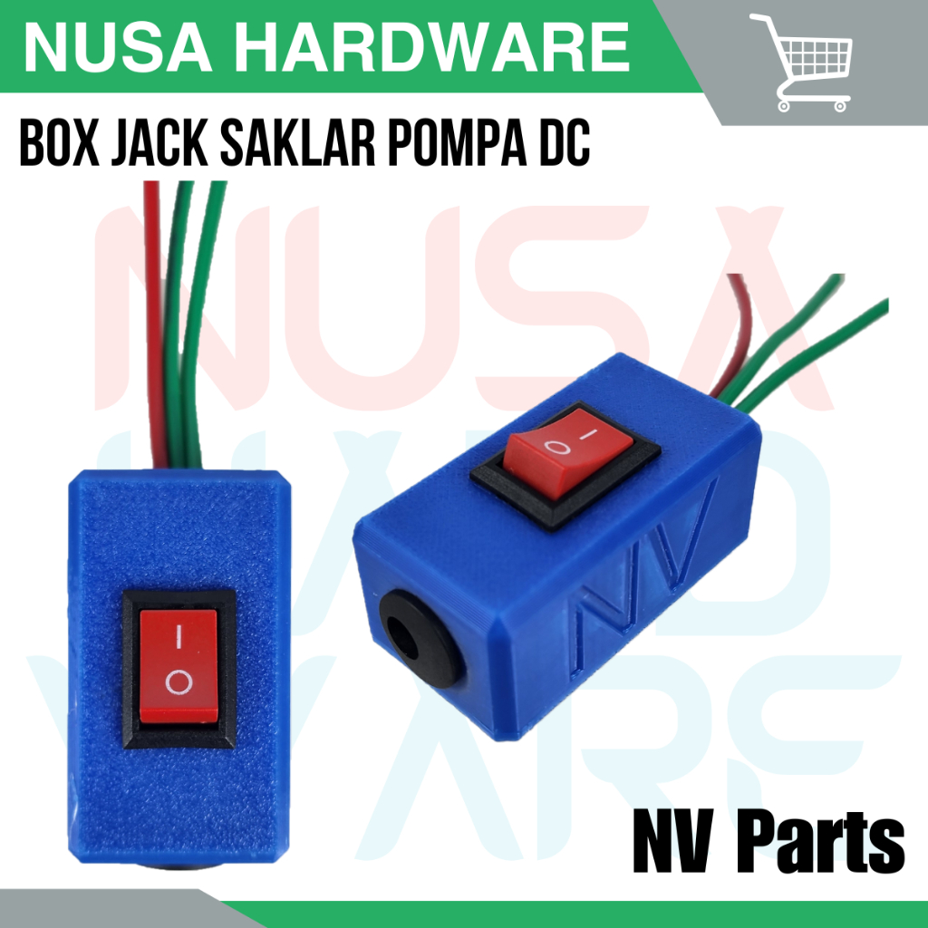 Jual NV Parts Box Saklar On Off Kotak dan Jack DC Female Untuk Pompa DC ...