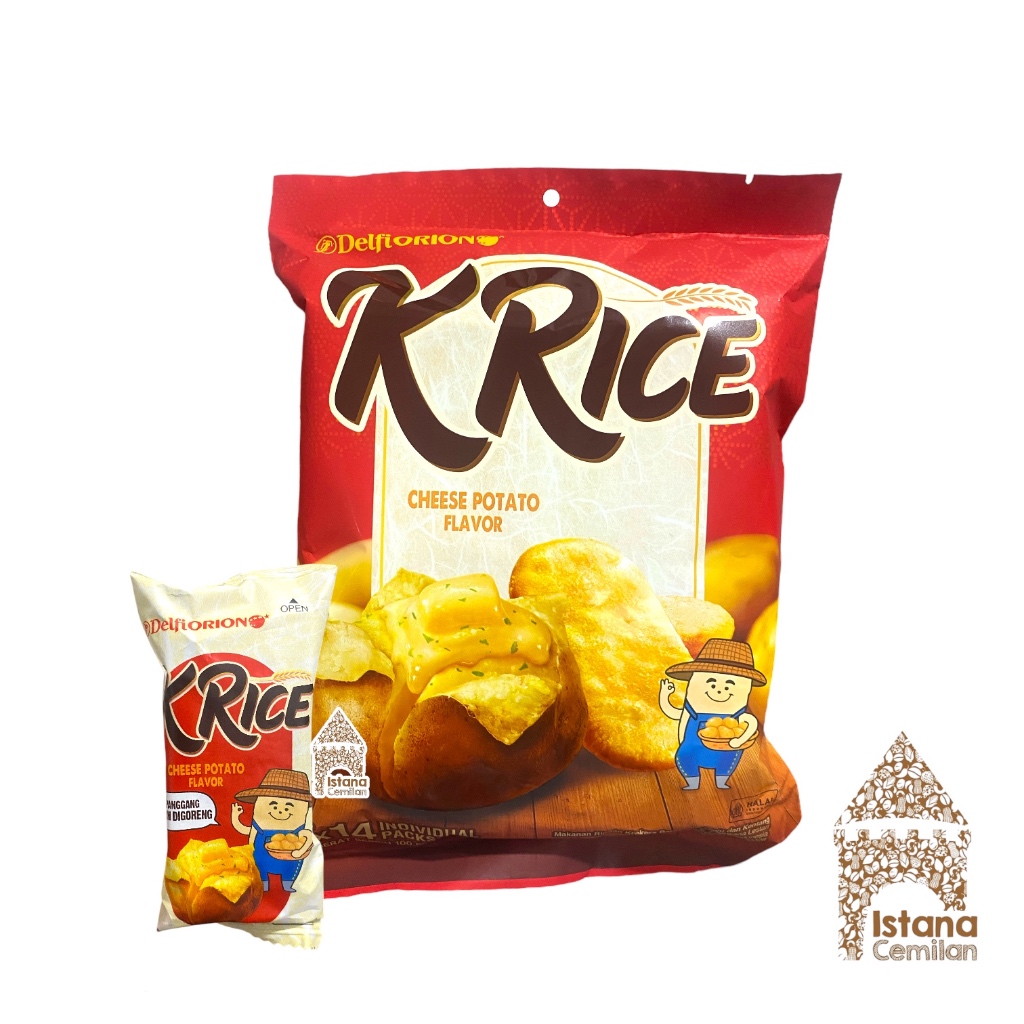 Jual PROMO ! Krice Delfi Orion Krekers Beras Cheese / Sweet / Seaweed ...
