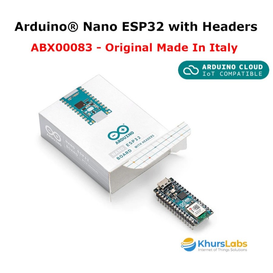 Jual Arduino Nano ESP32 with Headers ABX00083 - Original Made In Italy ...