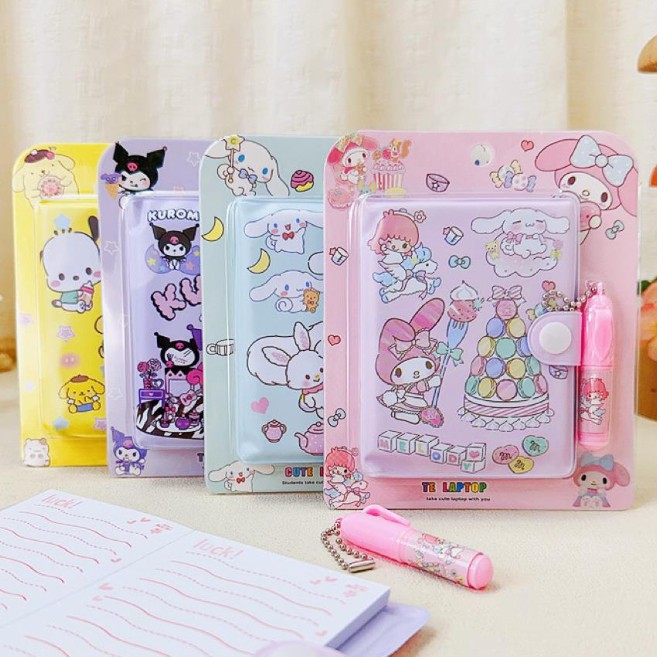 Jual Mini Klip Note Book and Pen / Cute Mini Note Book 2 in 1 / Set ...