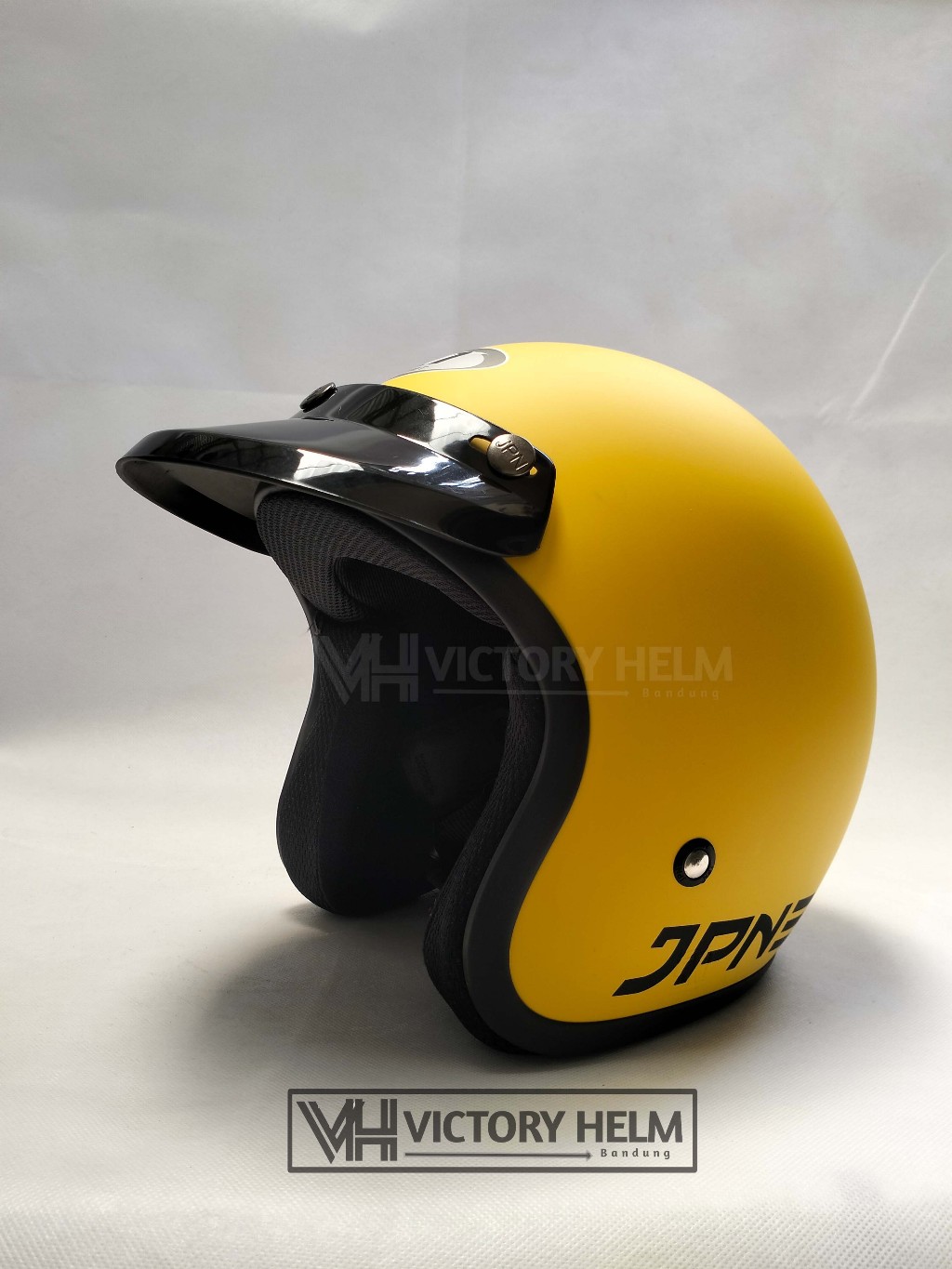 Jual Helm Jpn Retro Warna Kuning Dop | Shopee Indonesia