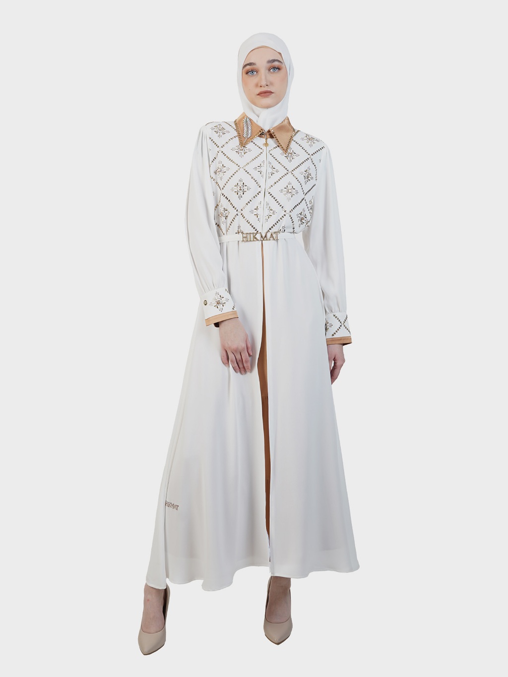 Jual HIKMAT A3829 - Gamis Abaya Ravena Luxe | Shopee Indonesia