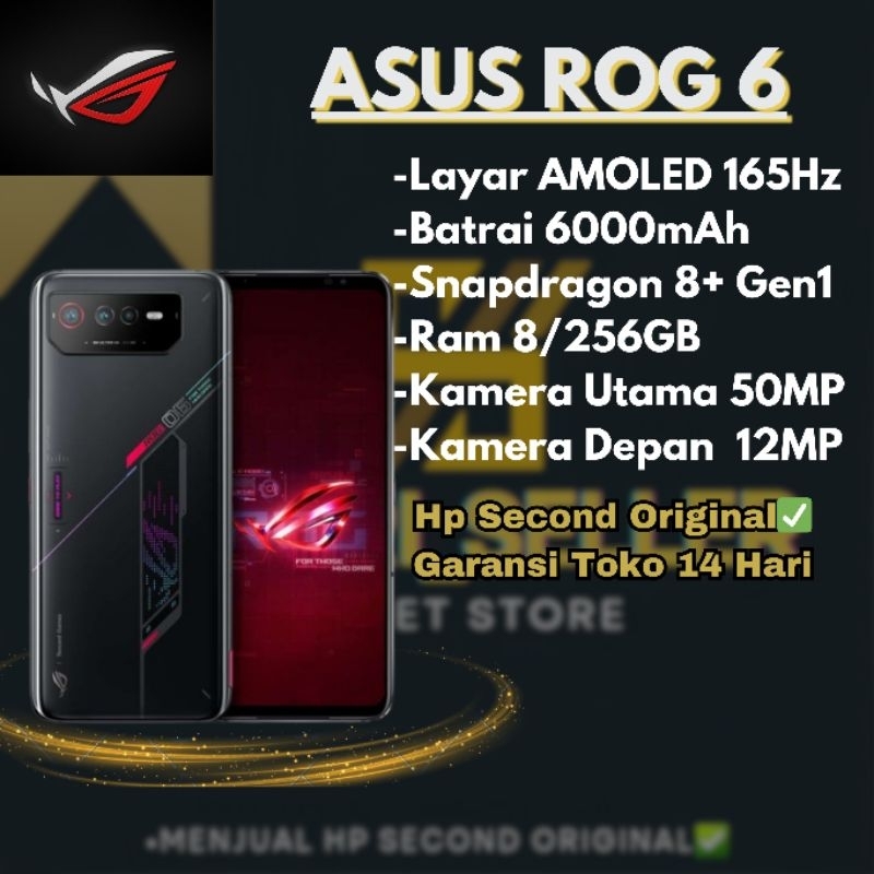 Jual ASUS RoG Phone 6 Second Ori | Shopee Indonesia