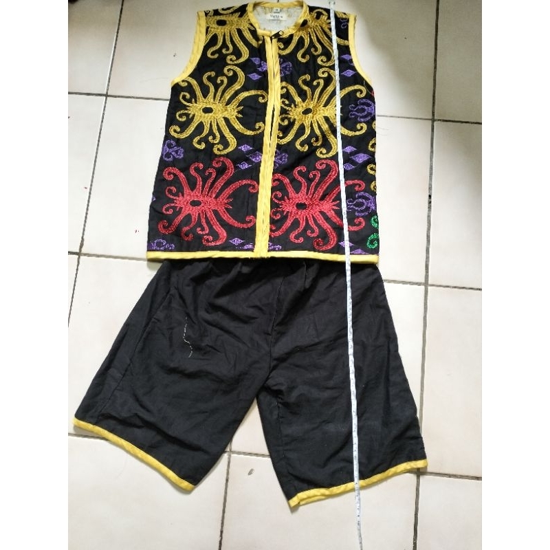 Jual Baju Adat Dayak Kalimantan- Baju adat Dayak anak Laki - laki