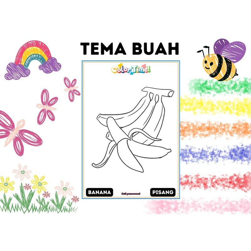 Jual Kertas Mewarnai - Coloring - TK/PAUD | Shopee Indonesia