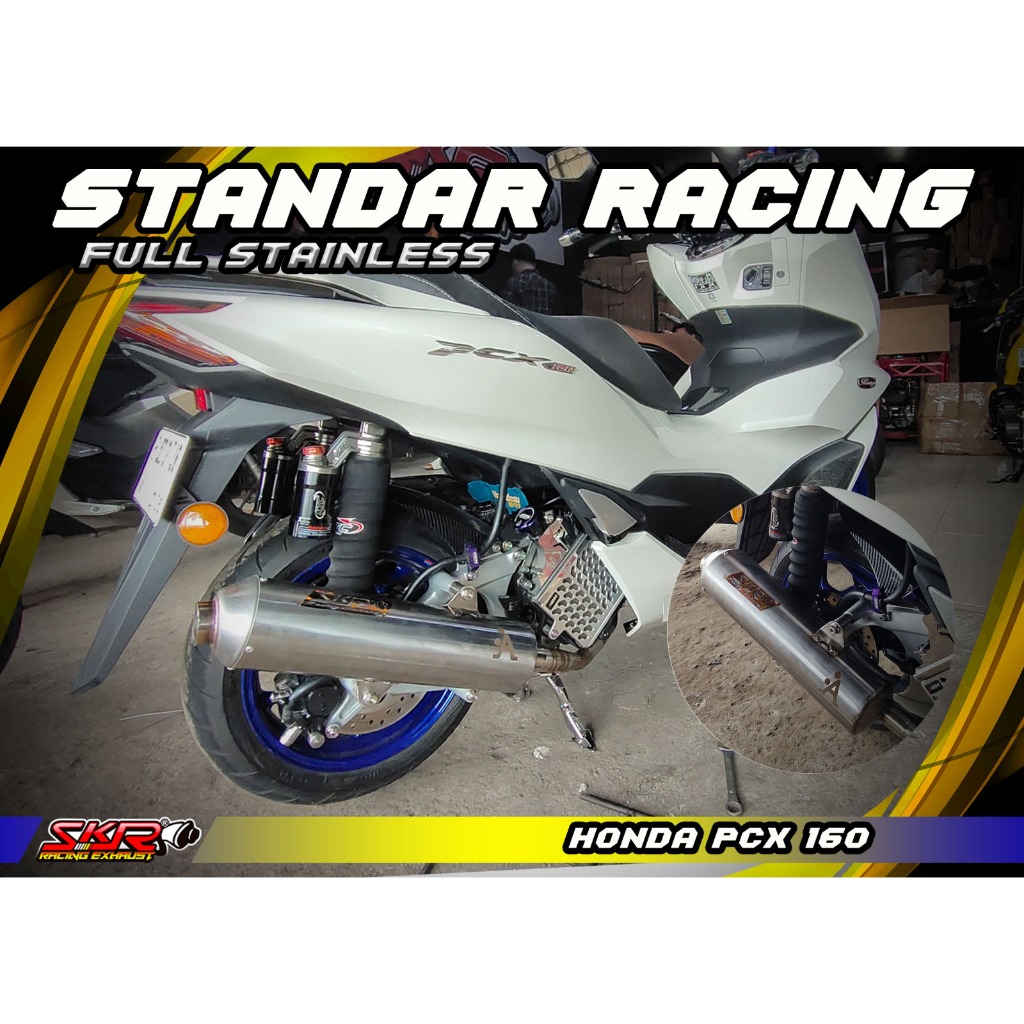Jual STANDAR RACING FULL STAINLESS by SKR RACING EXHAUST | Shopee Indonesia