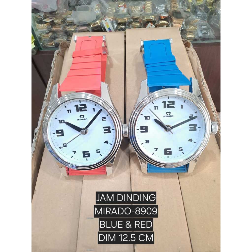 Jual Jam Dinding MIrado 8909 Model Jam Tangan Unik | Shopee Indonesia