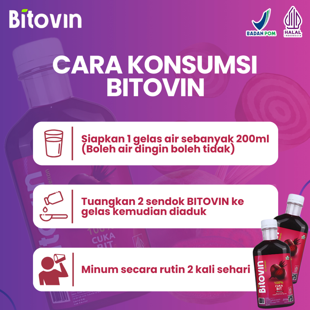 Jual BITOVIN Suplemen Kesehatan Jantung | Penambah Darah Alami | 100% ...