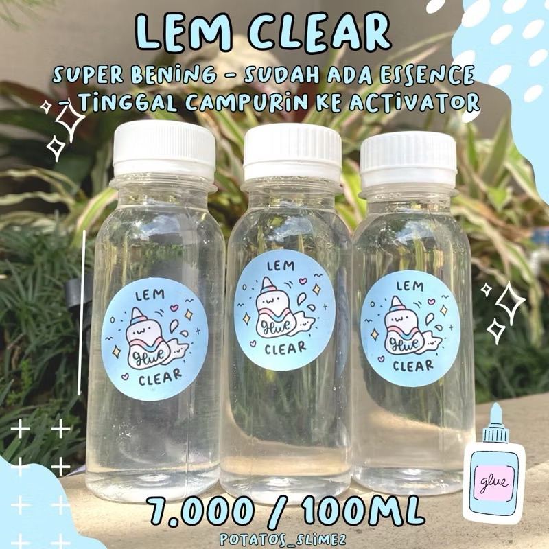 Jual Magic Glue 100ml by Slime Bandung | Lem Murah | Slime Tofu | Clear ...
