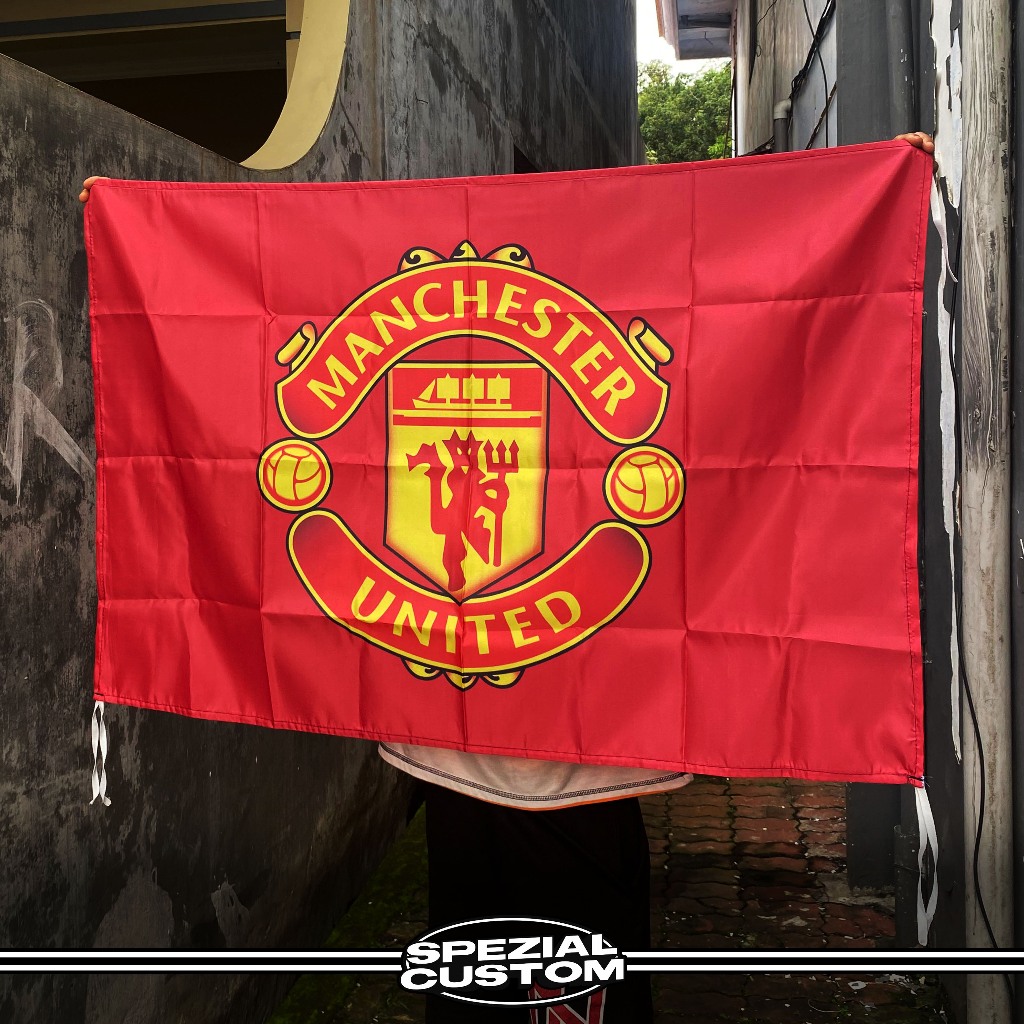 Jual Bendera Manchester United - Flag Manchester United - Flag Red ...