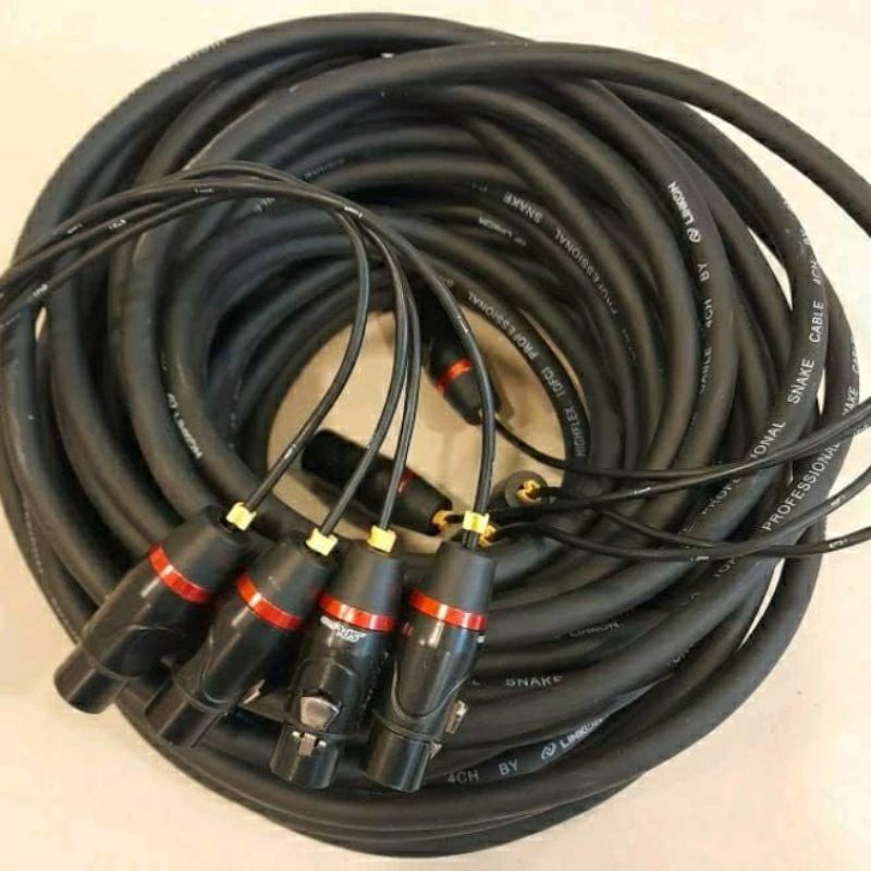 Jual (30meter) Kabel Snake 4Channel SpL Audio Xlr Male to Female ...