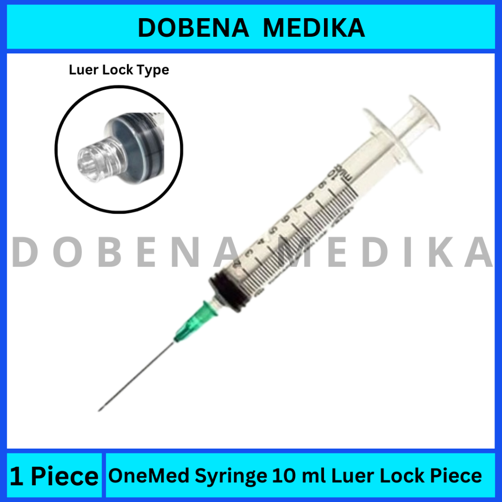 Jual OneMed Syringe 10 ml Luer Lock Type | Shopee Indonesia
