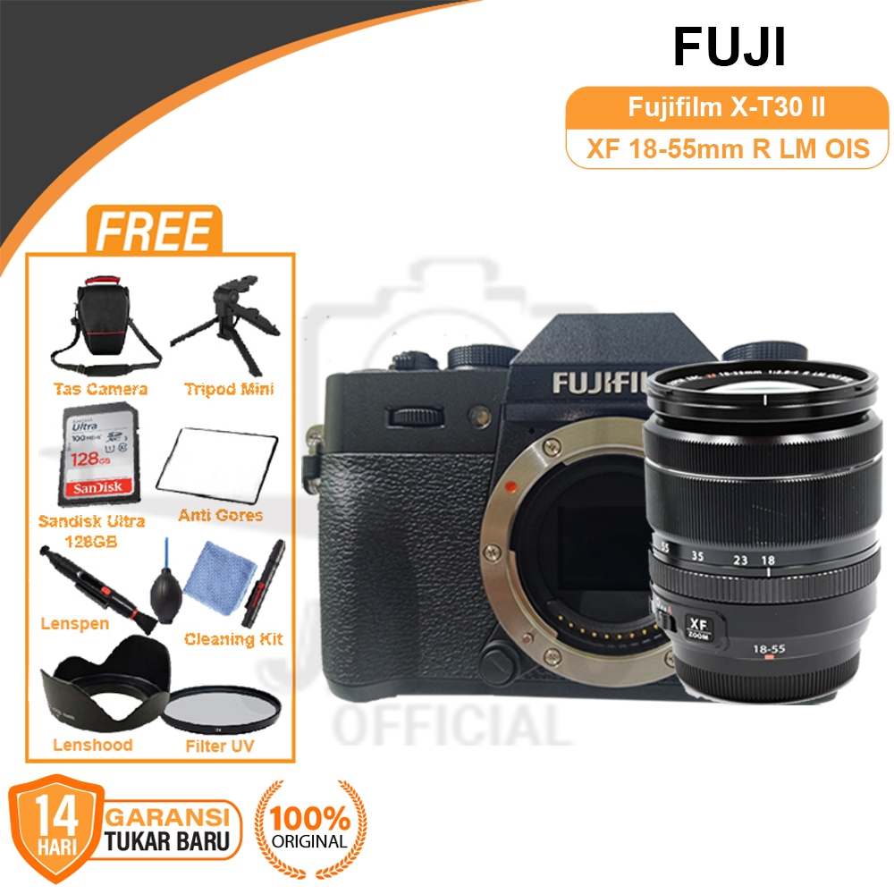 Jual Fujifilm X-T30 II Kit XF 18-55mm F2.8-4 R LM - Camera