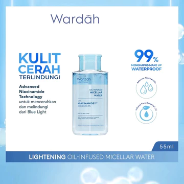 ❤ YUKI Manado ❤ WARDAH Micellar Water Lengkap Brightening Acne Calming Lightening