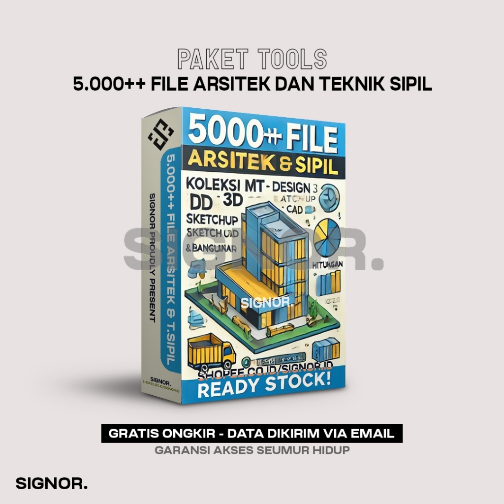Jual [T7998] 5000+ File Template Arsitektur & Teknik Sipil | AutoCAD ...