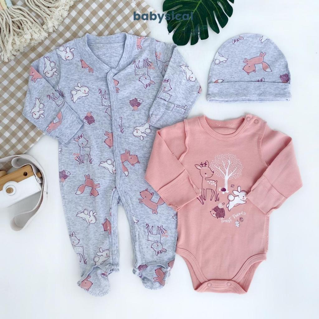 Jual BABYSICAL Bulan Tahun SET BABY GO 3in1 Set Pakaian