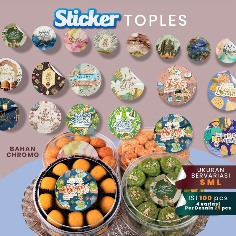 Jual STIKER TOPLES LEBARAN | STIKER IDULFITRI | STIKER TOPLES ROTI ...